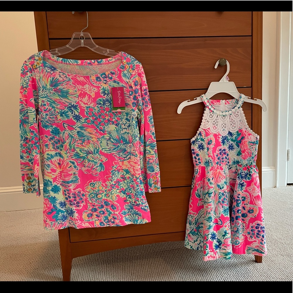 Lily Pulitzer ‘mommy and me’ top and dress.